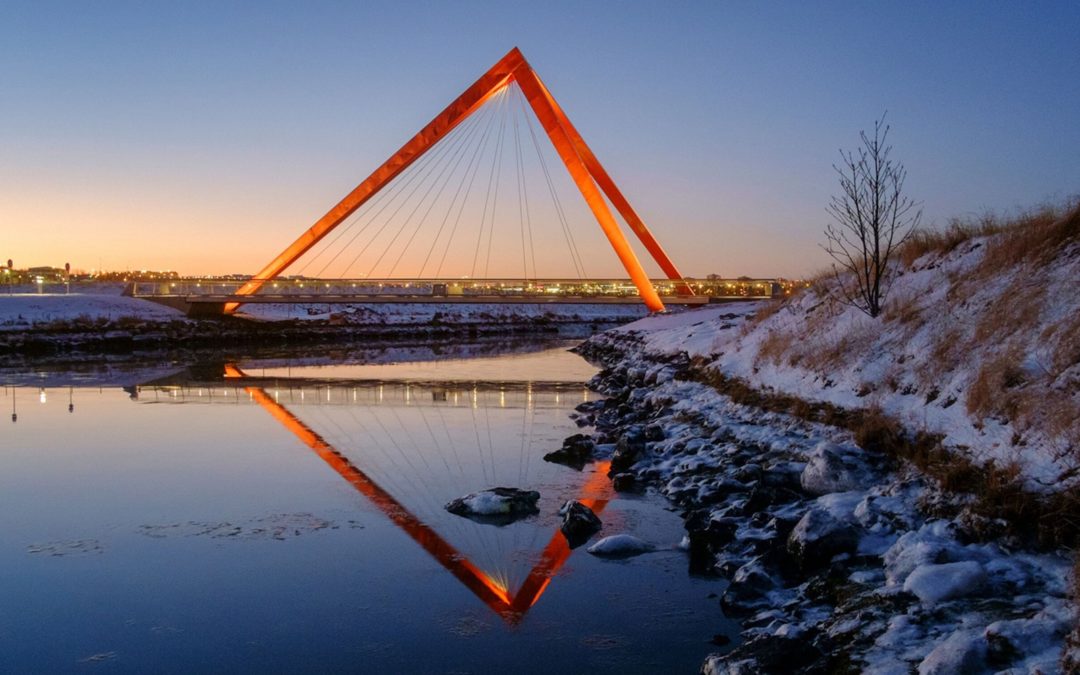 Pedestrian and cycling bridges